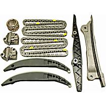 Timing Chain Kit, DOHC, Without Variable Valve Timing (VVT) Sprocket, 6 Cyl 3.0L