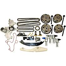 Timing Chain Kit, DOHC, Contains Idler Sprocket With Water Pump Cover, 6 Cyl 3.5L