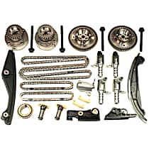 Timing Chain Kit, DOHC, With VVT Sprockets and VVT Solenoids., 6 Cyl 3.3L - 