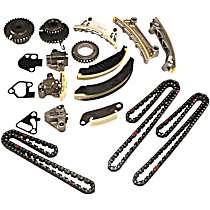 Timing Chain Kit, DOHC, Without Variable Valve Timing (VVT) Sprocket, 6 Cyl 3.6L - 