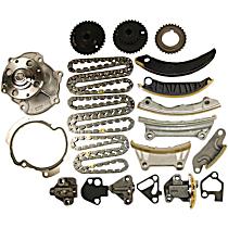 Timing Chain Kit, DOHC, Sprockets Included; With Water Pump, 6 Cyl 3.6L - 