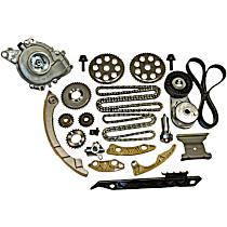 Timing Chain Kit, DOHC, With Accessory Drive Belt Kit, 4 Cyl 2.2L
