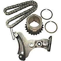 Timing Chain Kit, Eng. VIN: C, OHV, With Crankshaft Chain Sprocket, 8 Cyl 5.3L - 