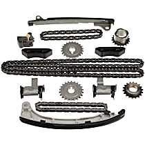 Timing Chain Kit, Kit Does Not Contain Variable Valve Timing (Vvt) Sprocket., 6 Cyl 4.0L