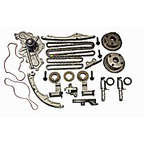 Timing Chain Kit, DOHC, With Water Pump; With VVT Sprockets and VVT Solenoids., 6 Cyl 3.5L - 