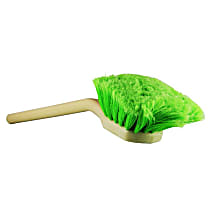 ACC_G01 Long Handle Body & Wheel Brush with Flagged-Tip Bristles, Angled Head (20 Inches), Sold individually