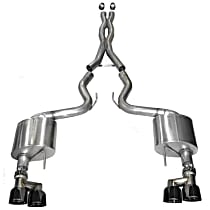 14335BLK Xtreme Series - 2015-2018 Ford Mustang Cat-Back Exhaust System - Made of Stainless Steel
