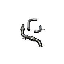 14344 Down Pipe - Natural, Stainless Steel, Direct Fit, Kit