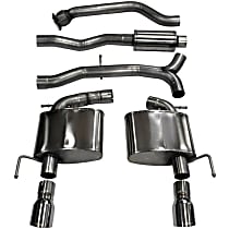 14888 Sport Series - 2013-2019 Cadillac ATS Cat-Back Exhaust System - Made of Stainless Steel, Turbo with Automatic Transmission