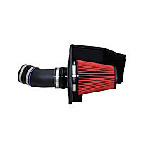 616864-D APEX DryTech Cold Air Intake, Synthetic Dry Filter, Powdercoated Wrinkle Black Aluminum