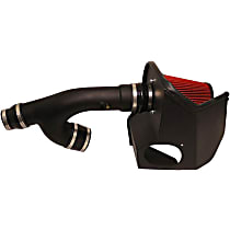 619635-D APEX DryTech Cold Air Intake, Synthetic Dry Filter, Powdercoated Wrinkle Black Aluminum