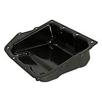 Transmission Pan - Black, Steel, Stock Depth, Direct Fit, Sold Individually