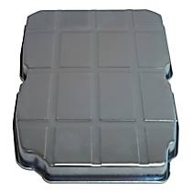 52108327AC Transmission Pan - Black, Steel, Stock Depth, Direct Fit, Sold Individually