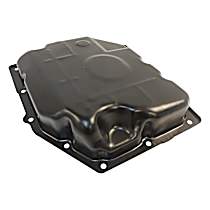 52852912AC Transmission Pan - Black, Steel, Stock Depth, Direct Fit, Sold Individually