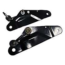 Rear Sway Bar Kit, Steel and Rubber,, Black