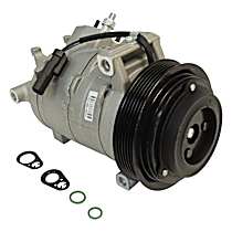 55111418AC A/C Compressor, With Clutch, 6-Groove Pulley, 3.5L, 6Cyl