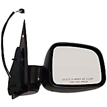 55155840AI Passenger Side Mirror, Manual Folding, Heated, Black, Without Blind Spot Feature, Without Signal Light, Without Memory