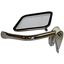 RT30009 Passenger Side Mirror, Non-Folding, Non-Heated, Polished, Without Blind Spot Feature, Without Signal Light