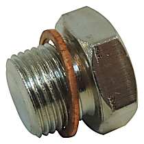 68040680AA Oil Drain Plug - Natural, Steel, Standard, Direct Fit, Sold Individually