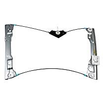 Front, Driver Side Power Window Regulator, Without Motor, mfrbodycodename : WD; Does Not Include Motor, OE Replacement Series