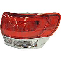 68110016AD Passenger Side Halogen Tail Light, Without bulb(s)