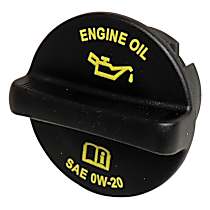 68241631AA Oil Filler Cap - Black, Plastic, Direct Fit, Sold Individually