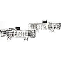 Front, Driver and Passenger Side Turn Signal Light, With bulb(s)