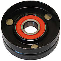 Accessory Belt Idler Pulley, 4 Cyl 2.2L, Accessory Drive; Smooth Pulley - 