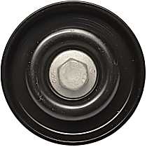 Accessory Belt Idler Pulley, 8 Cyl 6.2L, Alternator, Water Pump and Power Steering; Smooth Pulley, Includes Hardware - 