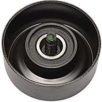 Accessory Belt Idler Pulley, 6 Cyl 3.4L, Accessory Drive; Smooth Pulley, Includes Hardware - 