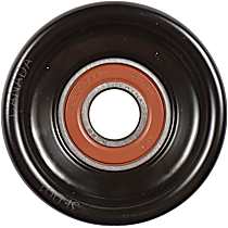 Accessory Belt Idler Pulley, 8 Cyl 6.2L, Accessory Drive; Smooth Pulley - 