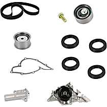Timing Belt Kit With Water Pump; Interference Engine Application; Includes hydraulic tensioner and seals, Water Pump Included, 6 Cyl 2.7L - 