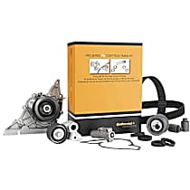 Timing Belt Kit With Water Pump; Interference Engine Application; Includes hydraulic tensioner and seals, Water Pump Included, 6 Cyl 2.7L - 