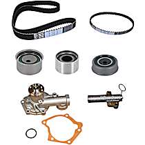Turbocharged, DOHC, Timing Belt Kit With Water Pump; Kit does not include water pump, Water Pump Included, 4 Cyl 2.0L - 