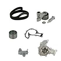 Timing Belt Kit With Water Pump; Without Direct Fuel Inj.; Interference Engine Application; Does not include seals, Water Pump Included, 6 Cyl 3.5L - 