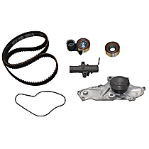 Timing Belt Kit With Water Pump; Interference Engine Application; Does not include seals; Includes hydraulic tensioner, Water Pump Included, 6 Cyl 3.5L - 