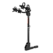 18021 Bike Rack - Powdercoated Textured Black, Carbon Steel, Hitch mount, Universal, Sold individually