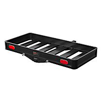 18113 Cargo Carrier - Powdercoated Black, Aluminum And Stainless Steel, Direct Fit, Sold individually