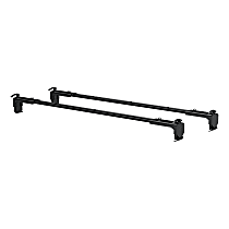 18119 Roof Rack - Powdercoated Black, Steel, Direct Fit, Set of 2