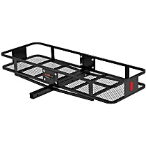 18150 Cargo Carrier - Powdercoated Black, Steel, Basket, Hitch, Universal, Sold individually