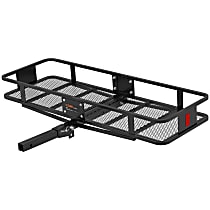 18151 Cargo Carrier - Powdercoated Black, Steel, Basket, Hitch, Universal, Sold individually