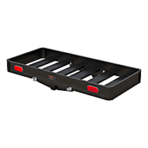 18415 Cargo Carrier - Powerder Coated Black, Aluminum, Basket type, Sold individually
