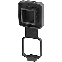 21728 Hitch Cover - Black, Rubber, Sold individually