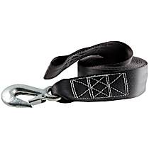 29007 Tow Strap - Black, Nylon, Universal, Sold Individually