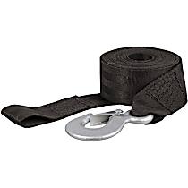 29451 Tow Strap - Black, Nylon, Universal, Sold Individually