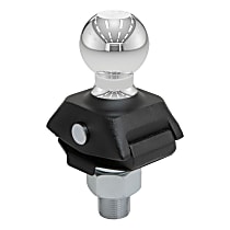 40047 Hitch Ball - Chrome, Carbon Steel, Universal