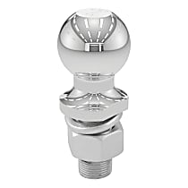 40166 Hitch Ball - Chrome-Plated, Forged Steel, Universal