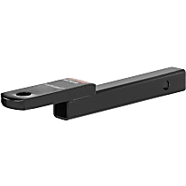45019 Hitch Ball Mount - Powdercoated Black, Steel, Universal, Sold Individually