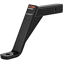 45110 Hitch Ball Mount - Powdercoated Black, Steel, Universal, Sold Individually
