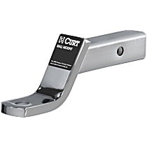 45296 Hitch Ball Mount - Chrome, Steel, Universal, Sold Individually